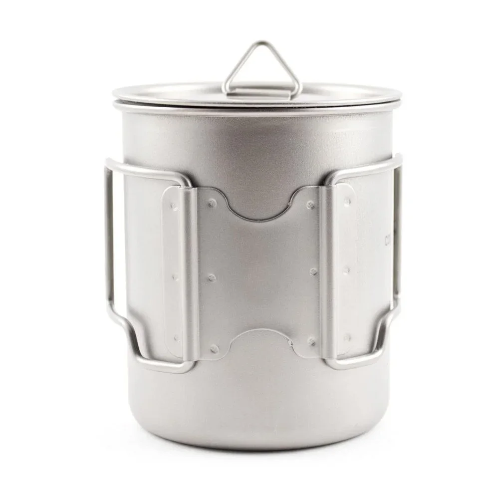 CE 2-Piece Titanium Cookware Set Mug 15oz 450ml + 25oz 750ml Cup Mug‎ Ult…